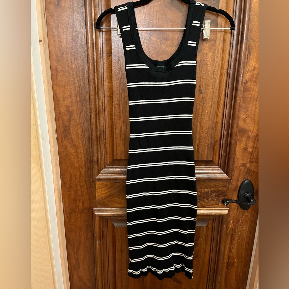 Wild Fable Stretchy Striped Midi Dress